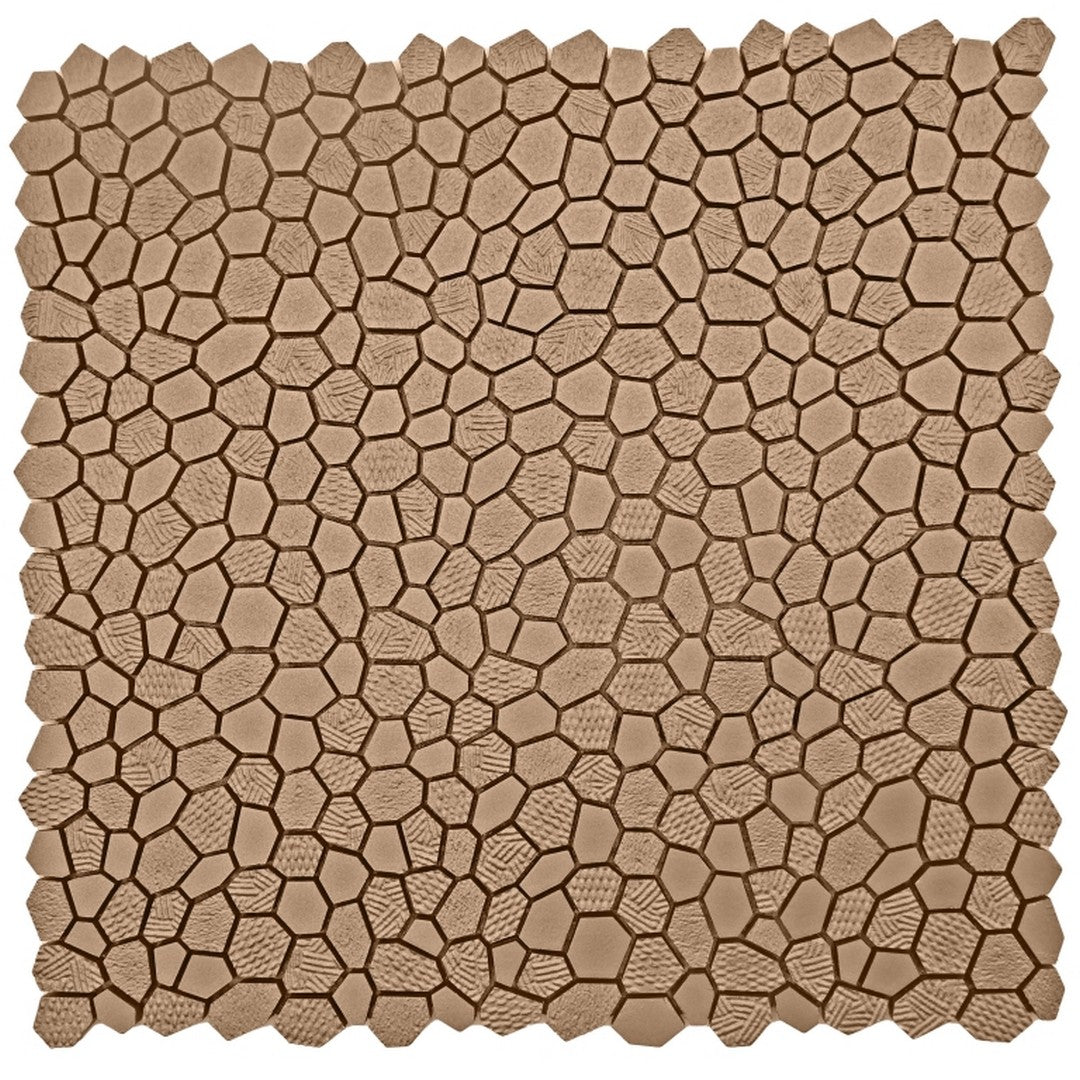 Emser Revify 11" x 12" Matte Resin & Natural Stone Dot Mosaic