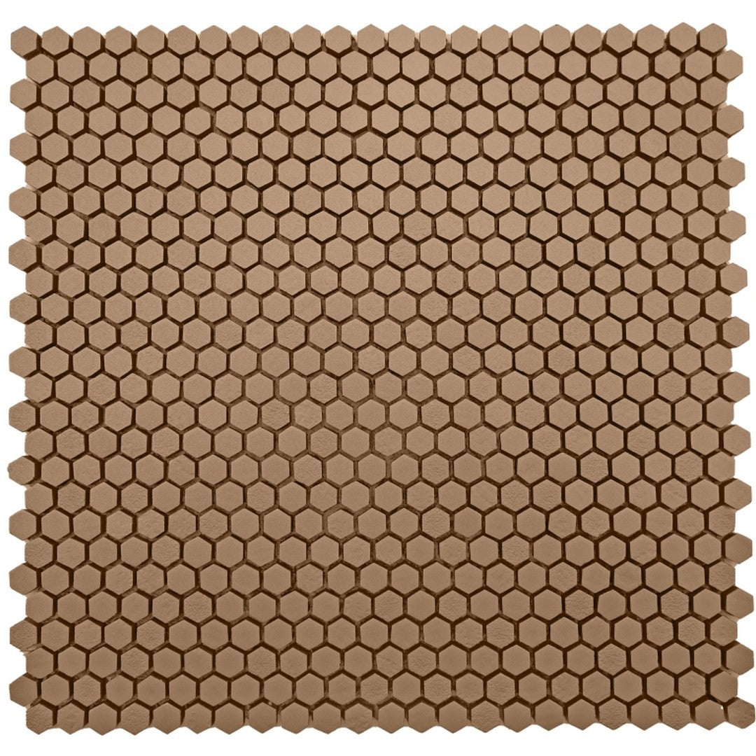 Emser Revify 11" x 12" Matte Resin & Natural Stone Hexagon Mosaic