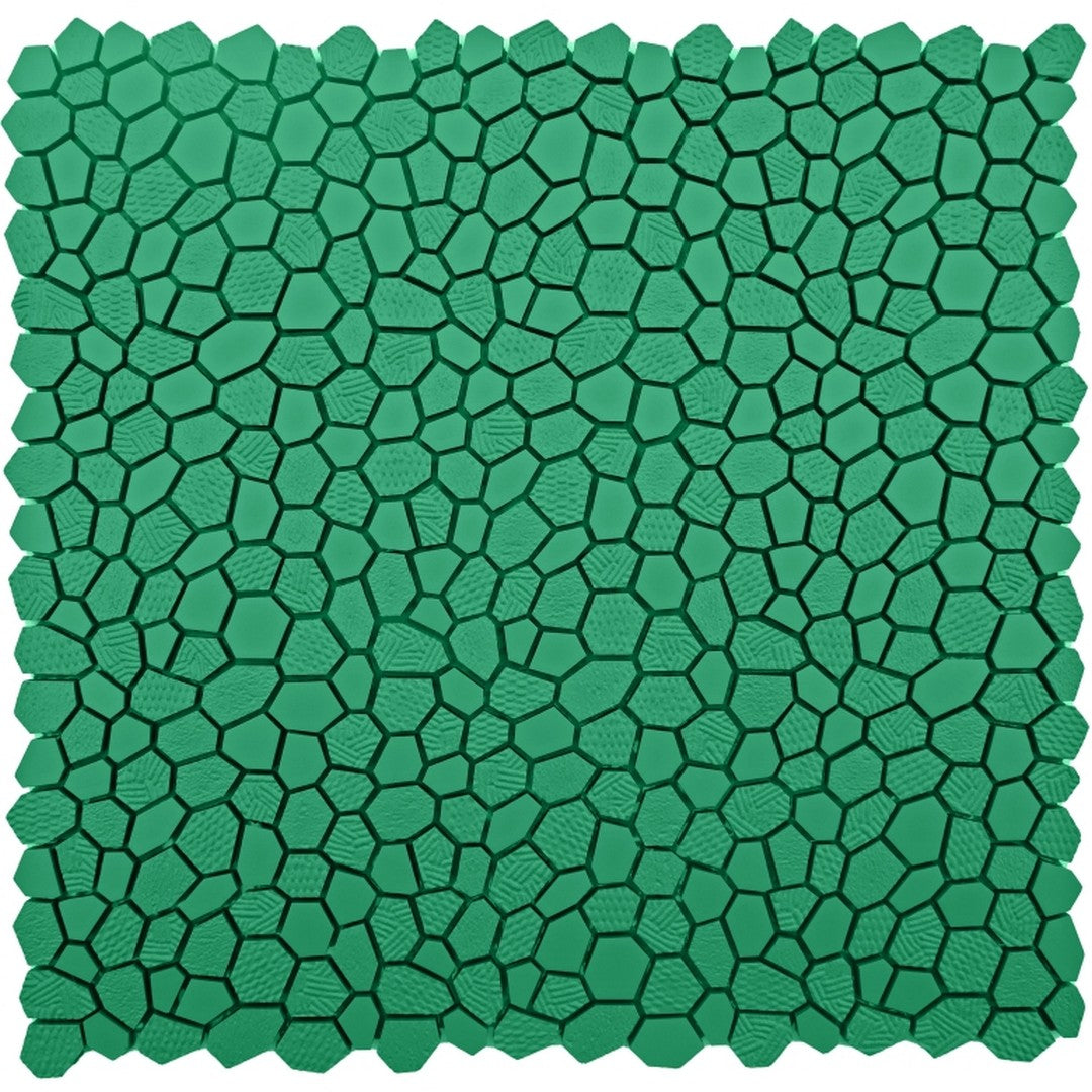Emser Revify 11" x 12" Matte Resin & Natural Stone Dot Mosaic