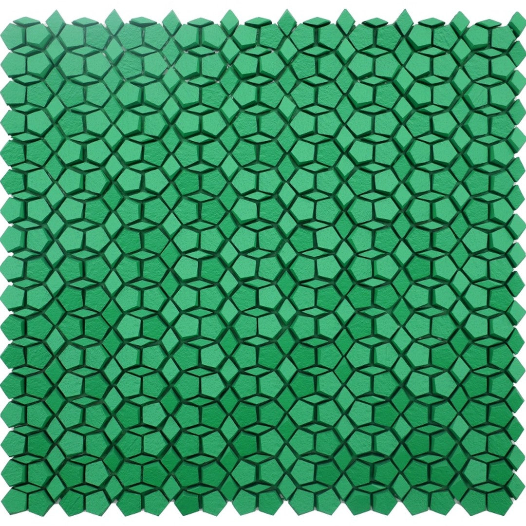 Emser Revify 12" x 12" Matte Resin & Natural Stone Penta Mosaic