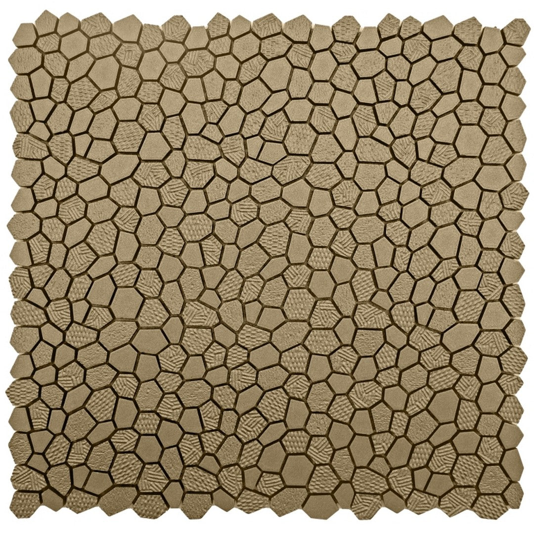 Emser Revify 11" x 12" Matte Resin & Natural Stone Dot Mosaic