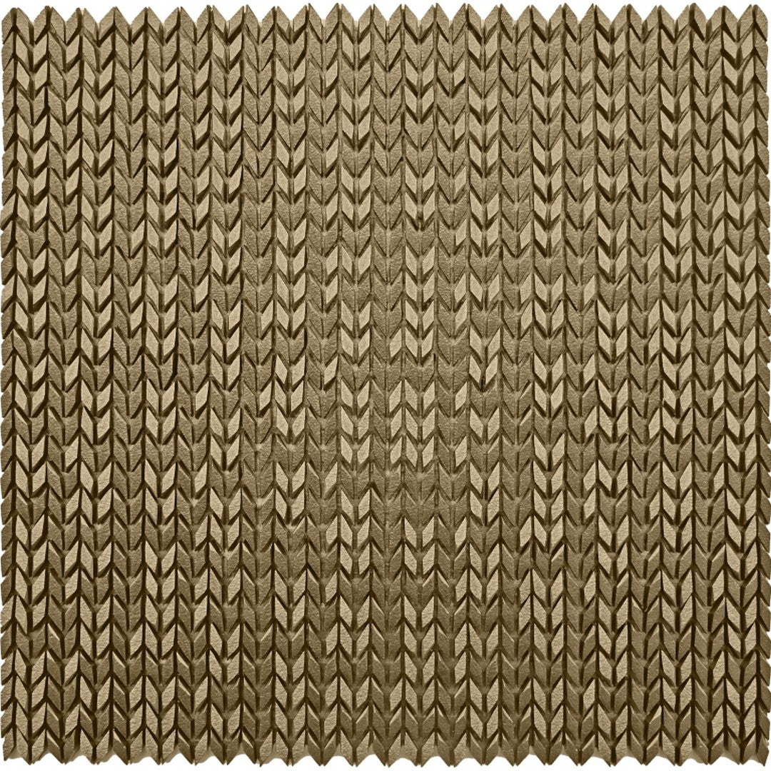 Emser Revify 12" x 12" Matte Resin & Natural Stone Wave Mosaic