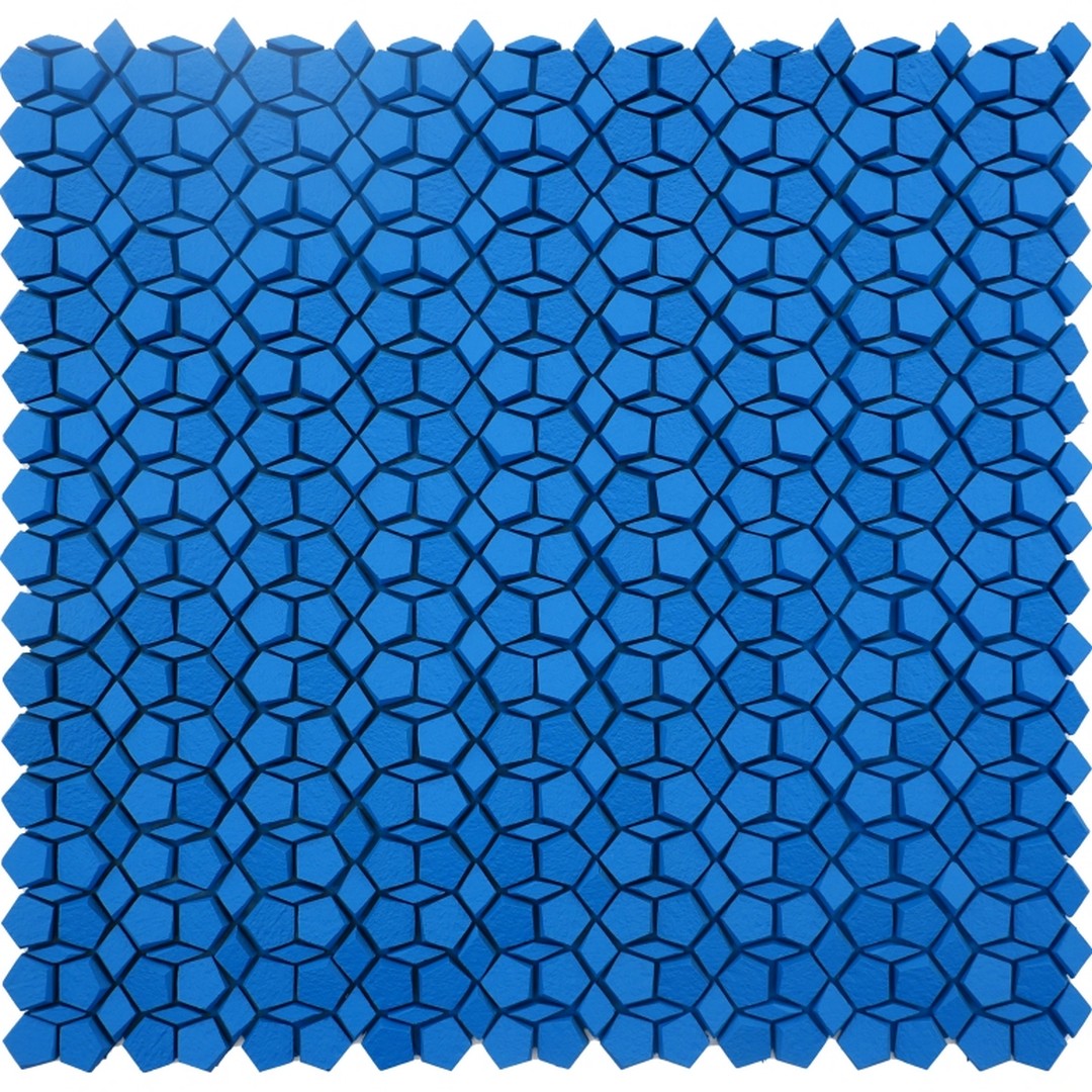 Emser Revify 12" x 12" Matte Resin & Natural Stone Penta Mosaic