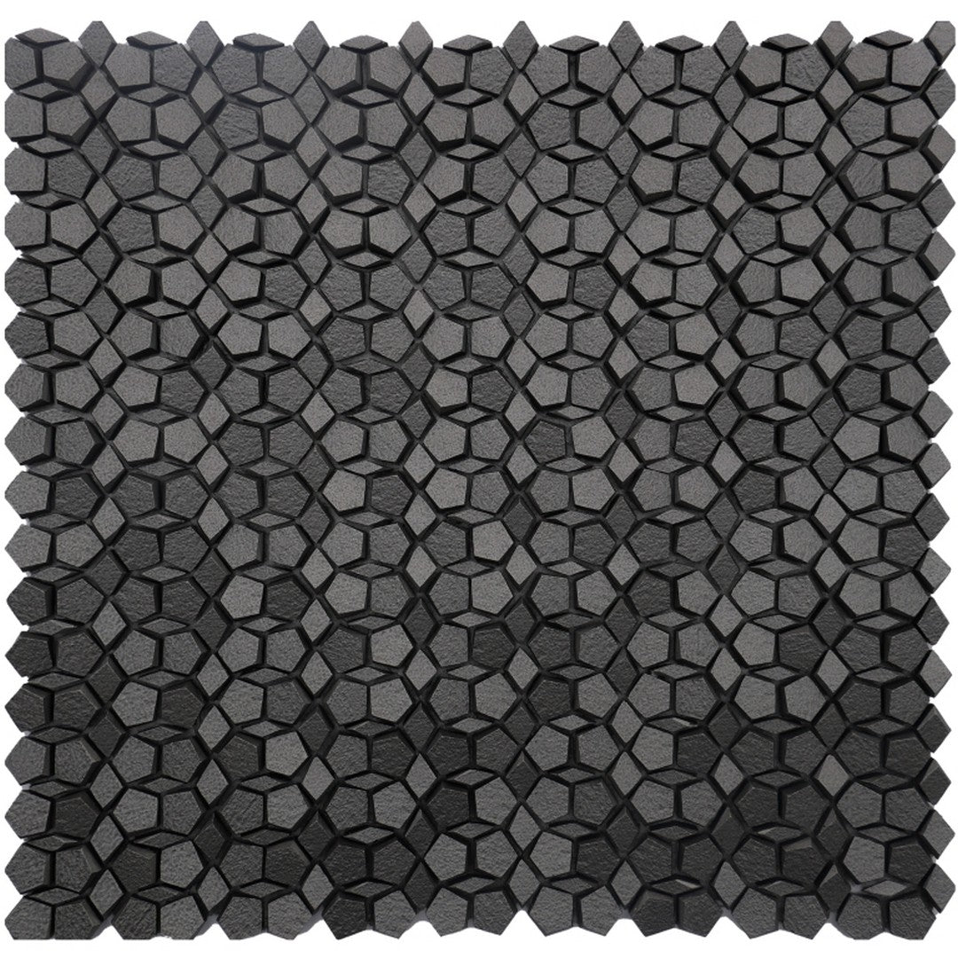 Emser Revify 12" x 12" Matte Resin & Natural Stone Penta Mosaic