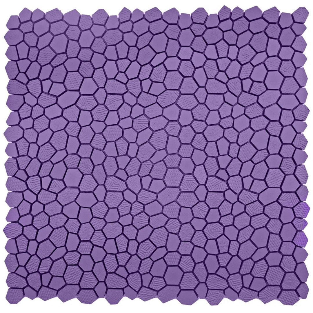Emser Revify 11" x 12" Matte Resin & Natural Stone Dot Mosaic