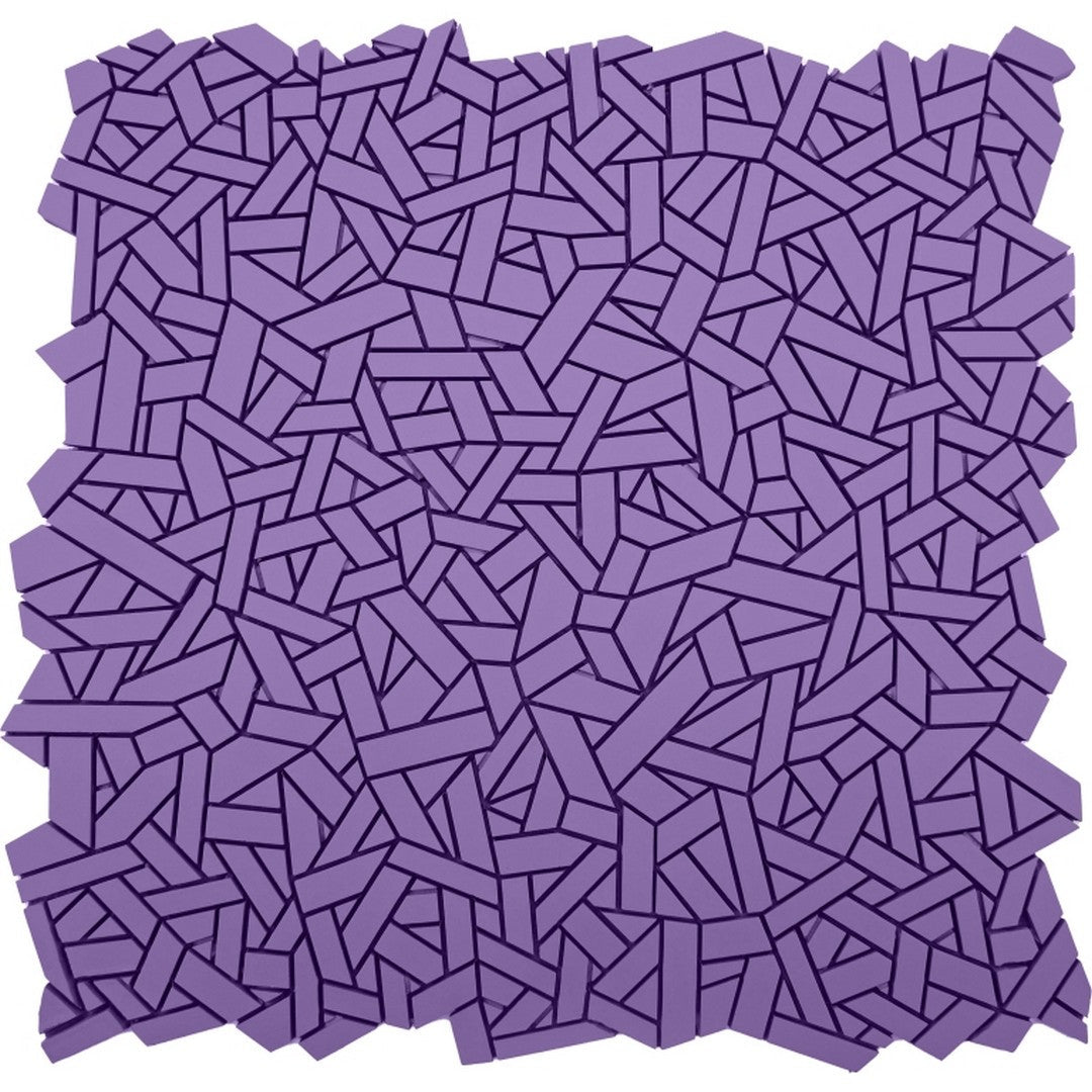 Emser Revify 11" x 12" Matte Resin & Natural Stone Form Mosaic