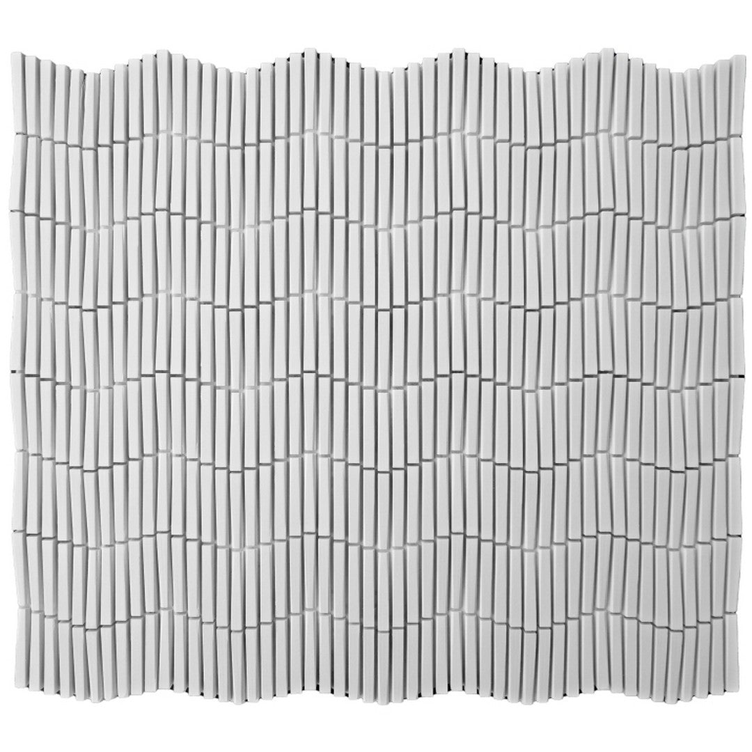 Emser Revify 10" x 12" Matte Resin & Natural Stone Keys Mosaic