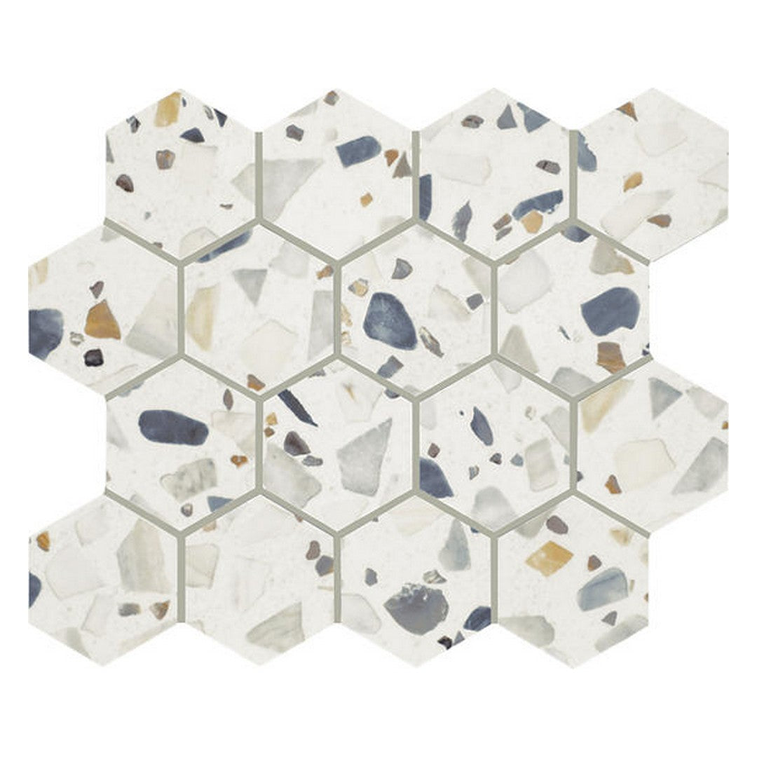 Marazzi Curation 12" x 15" Polished Porcelain Hexagon Mosaic