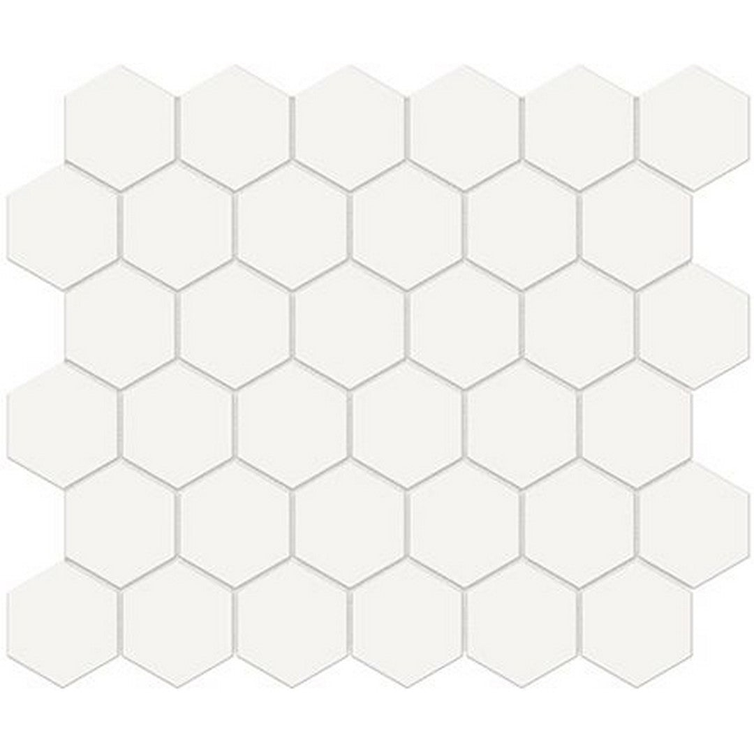 Florida Tile Soho 11" x 13" Hexagon 2" Matte Porcelain Mosaic