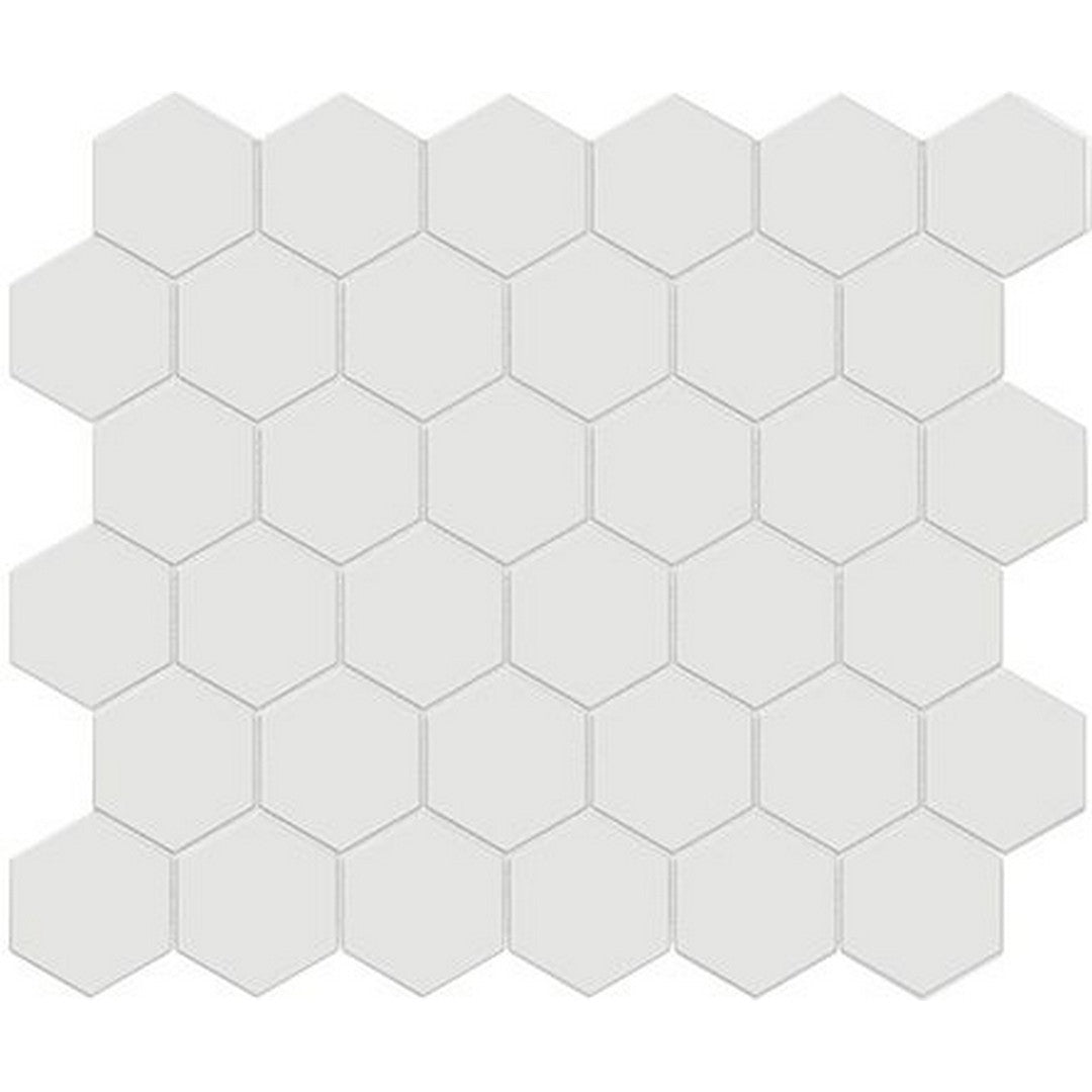 Florida Tile Soho 11" x 13" Hexagon 2" Matte Porcelain Mosaic