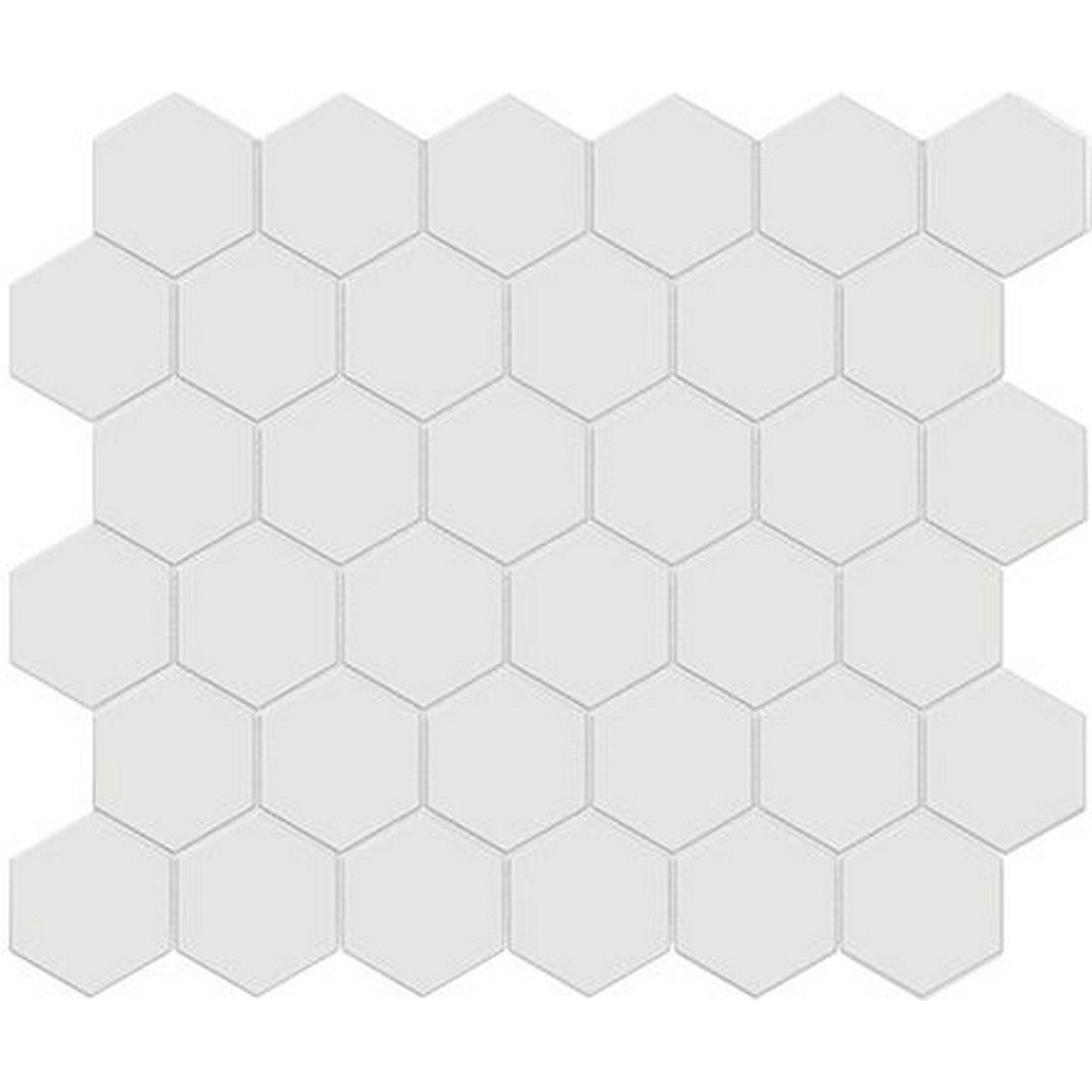Florida Tile Soho 11" x 13" Hexagon 2" Matte Unglazed Porcelain Mosaic
