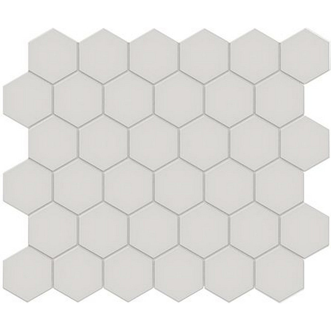 Florida Tile Soho 11" x 13" Hexagon 2" Matte Unglazed Porcelain Mosaic