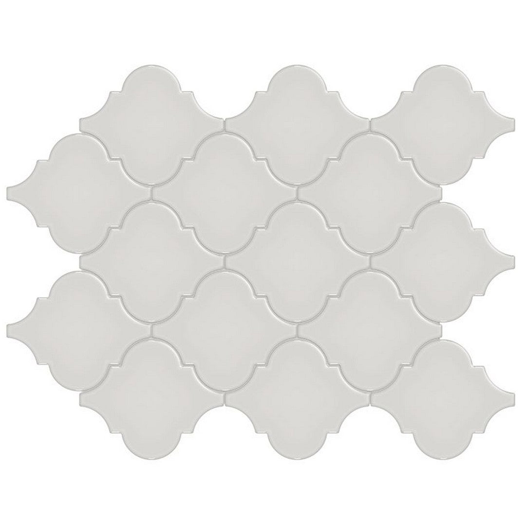 Florida Tile Soho 10" x 13" Arabesque Matte Porcelain Mosaic