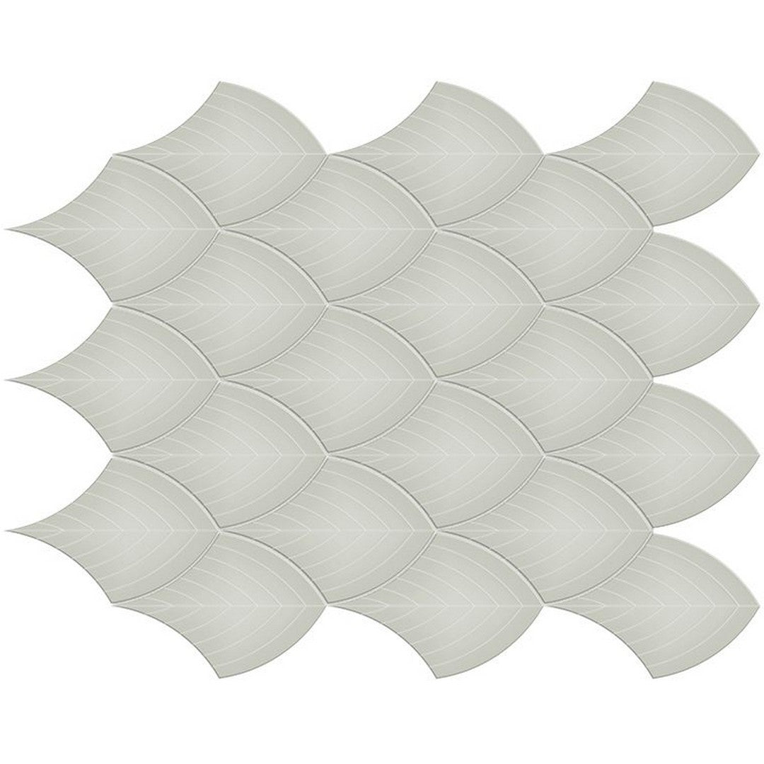 Florida Tile Soho 11" x 13" Scallop Matte Porcelain Mosaic