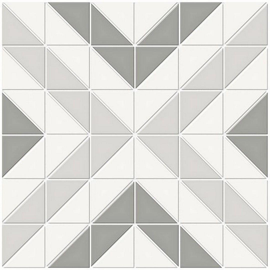 Florida Tile Soho 10" x 10" Cubic Matte Porcelain Mosaic