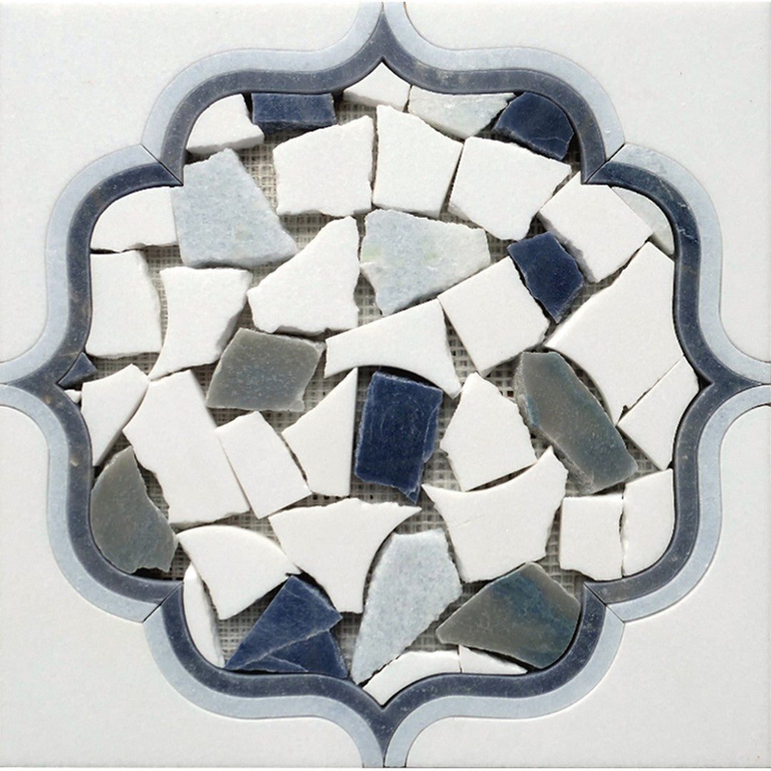 MiR Waterjet 12" x 12" Natural Stone Mosaic Polished