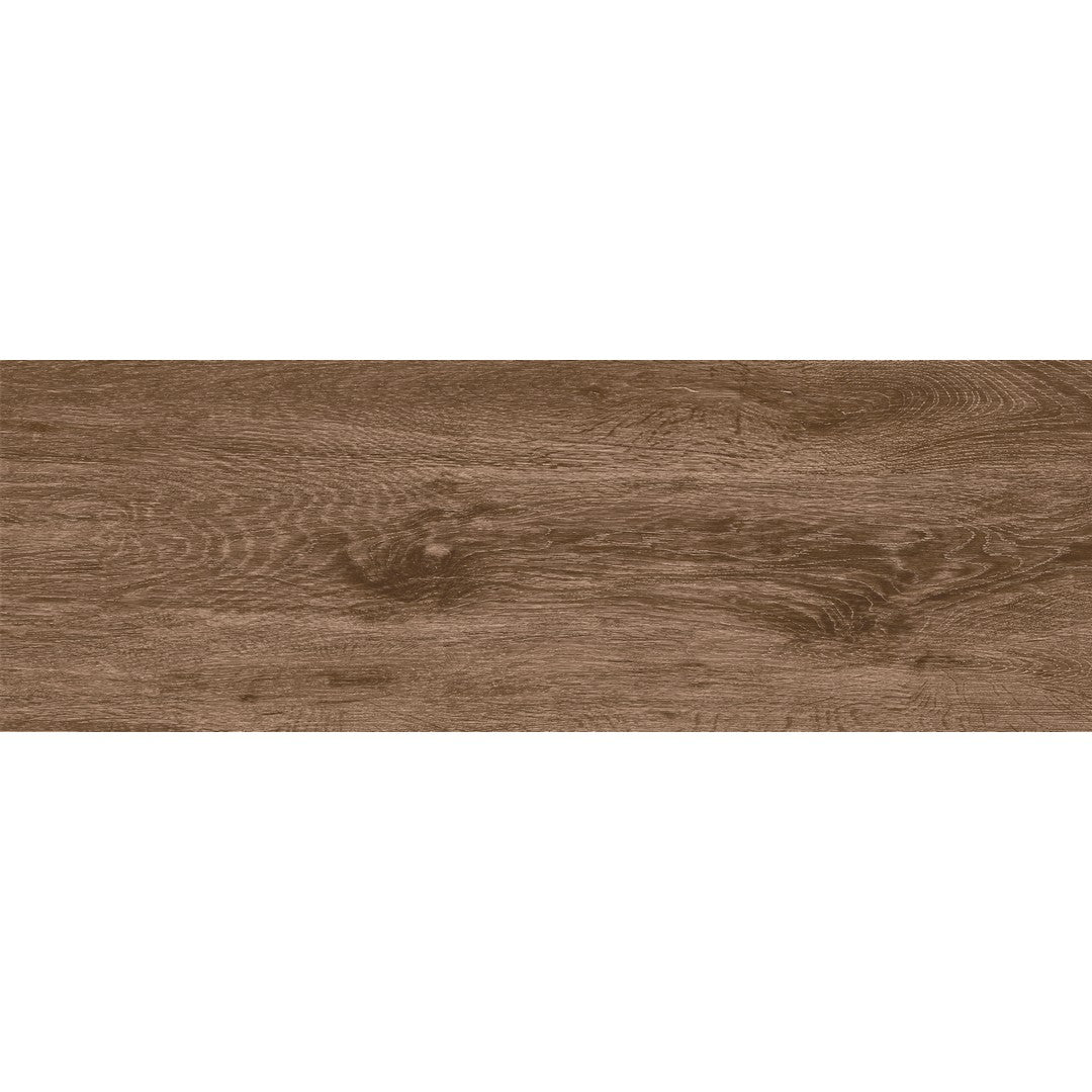 Tesoro Albero 8" x 24" Pressed Satin Ceramic Wood Tile