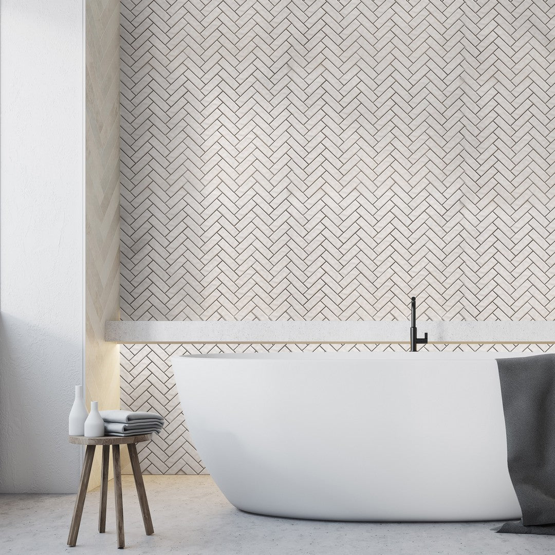 Crossville-Sophia-10-x-12-Glossy-Herringbone-Porcelain-Mosaic-Snow