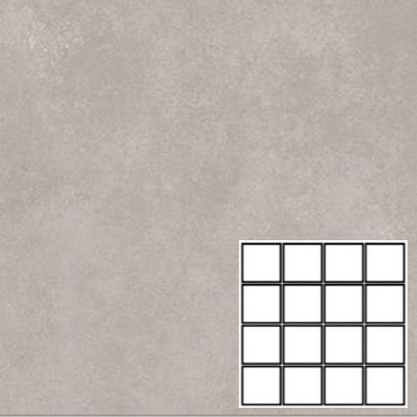 Tesoro Terre 12" x 12" Pressed Matte Ceramic 3" Mosaic