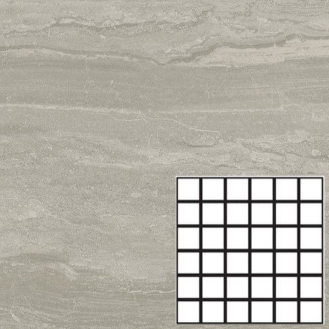 Tesoro Mescla 11.75" x 11.75" Matte Porcelain 2" Mosaic
