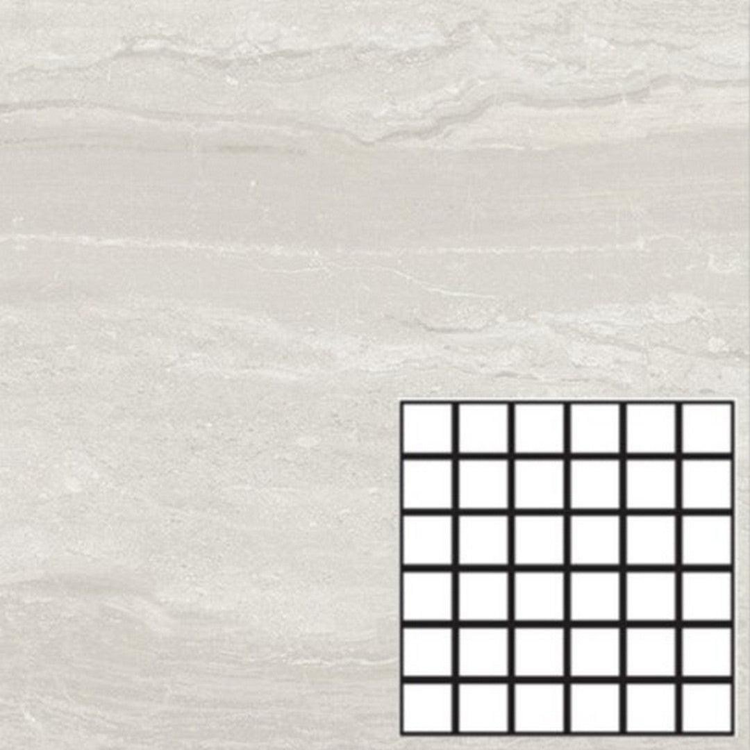 Tesoro Mescla 11.75" x 11.75" Matte Porcelain 2" Mosaic