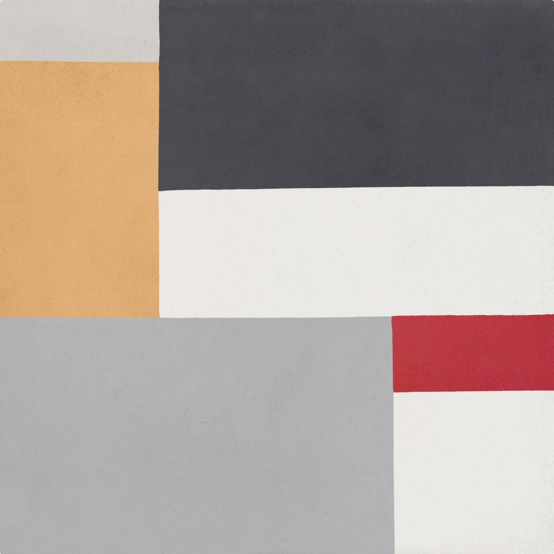 Bati Orient Cement 8" x 8" Matte Rectangles Modern Square Tile