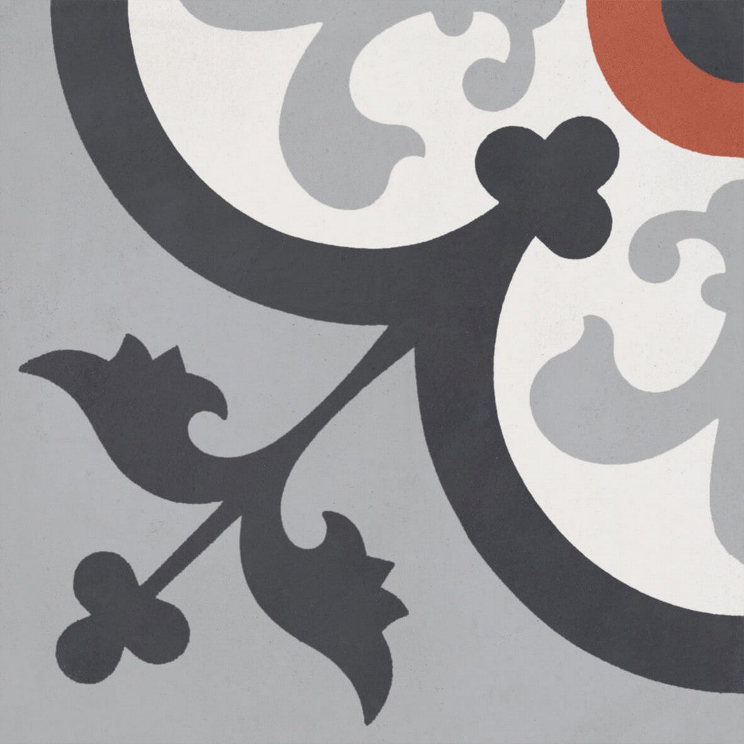 Bati Orient Cement 8" x 8" Matte Classic Square Tile