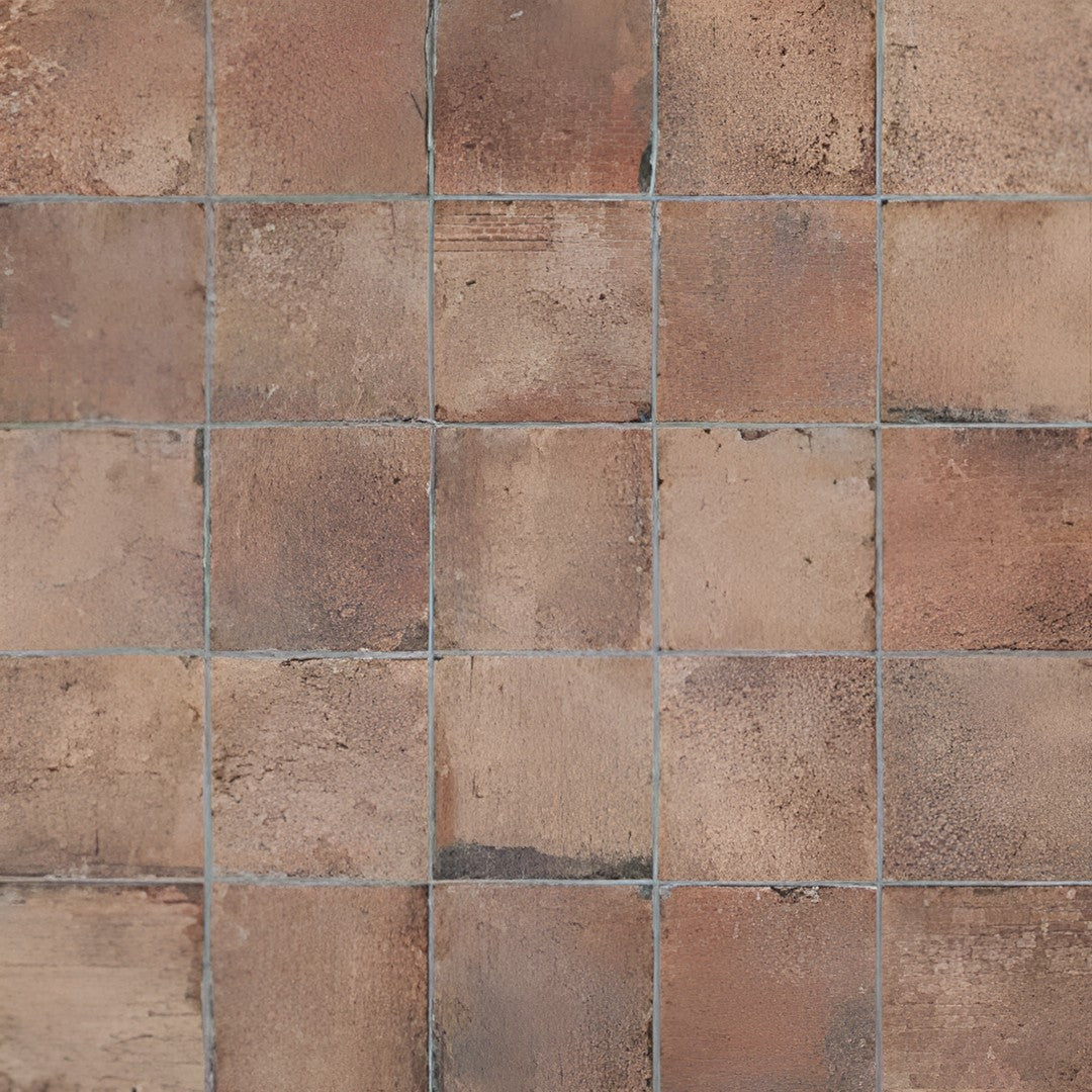 Tesoro Chicago Brick 8" x 8" Pressed Porcelain Tile