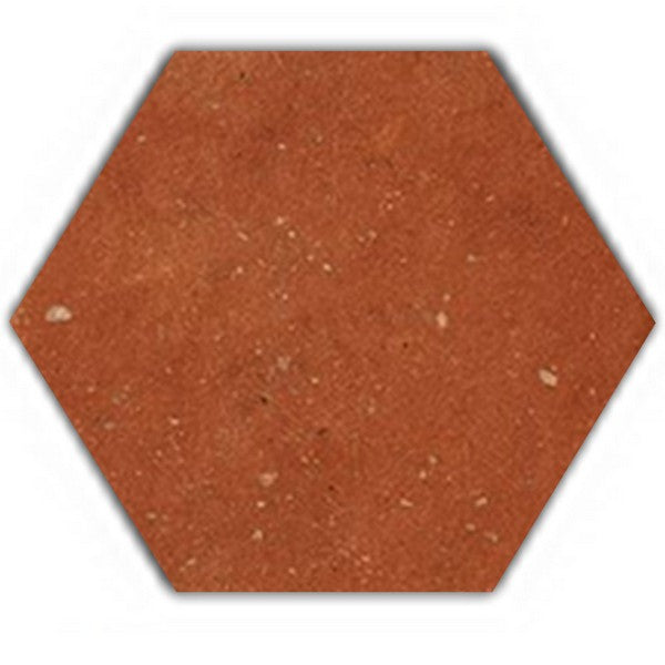 Tesoro Cotto Del Campiano 6" x 7" Pressed Matte Hexagon Porcelain Tile