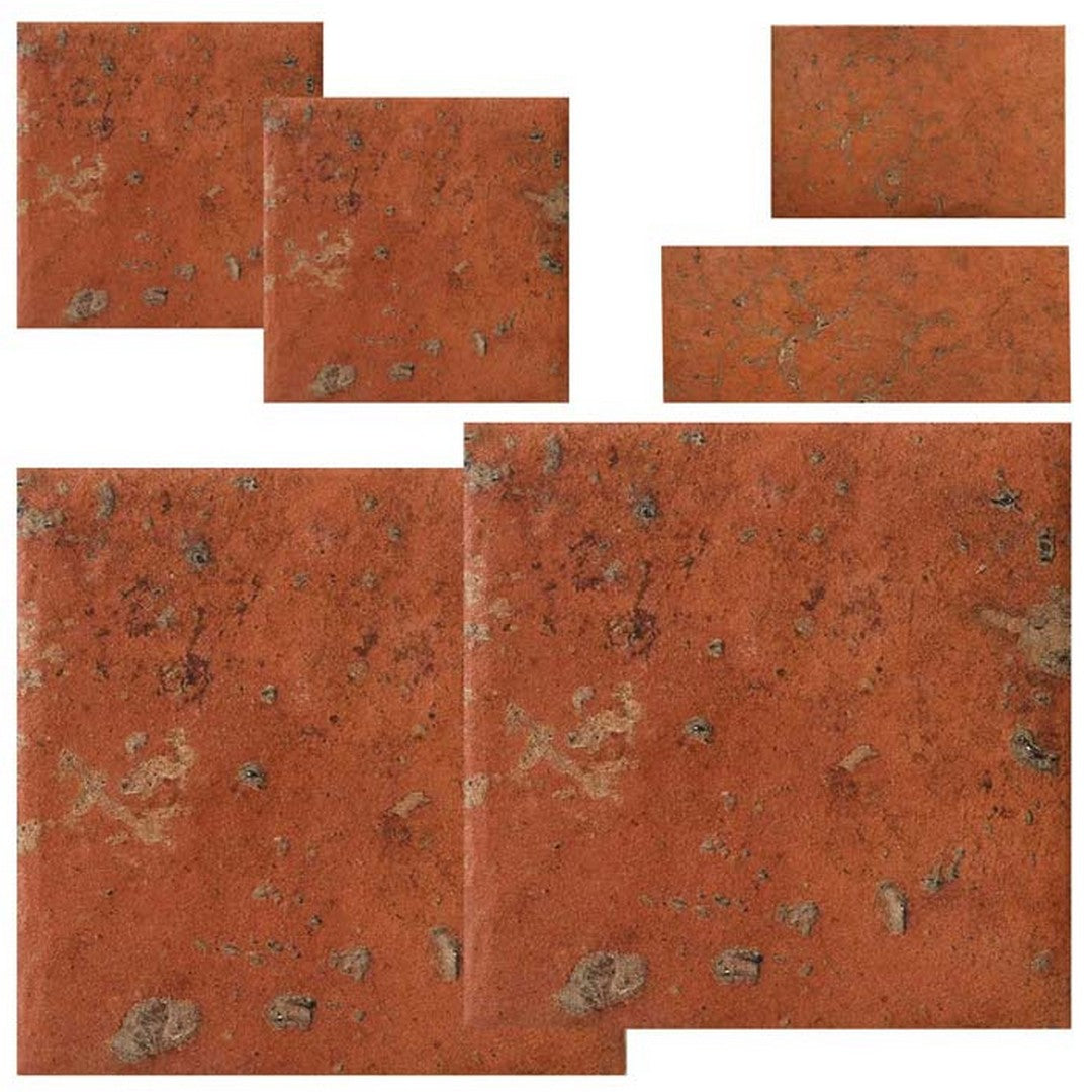 Tesoro Cotto Del Campiano Modular Pattern Pressed Matte Porcelain Tile