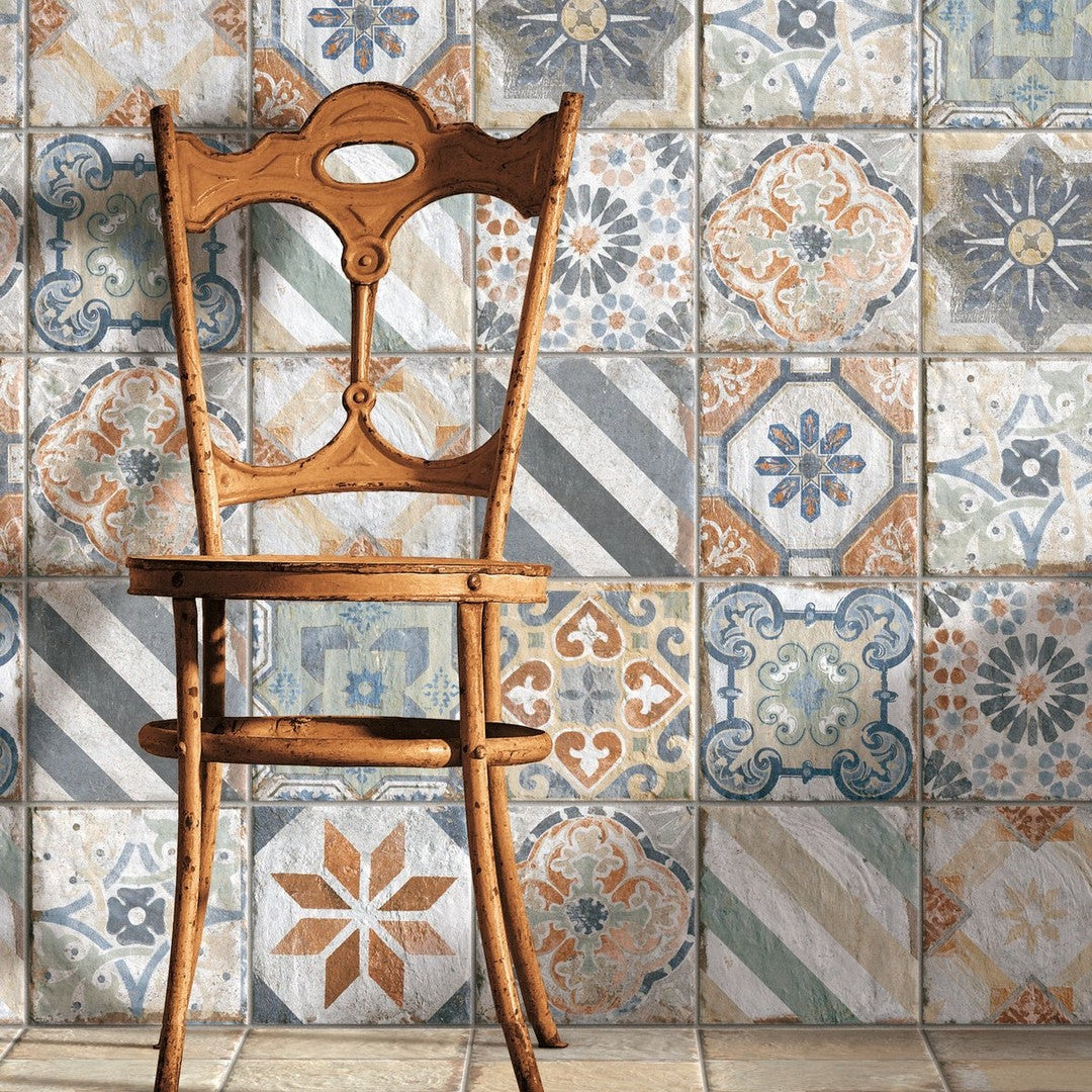 Tesoro-Havana-8-x-8-Pressed-Porcelain-Deco-Tile-Finca-Mix-Deco