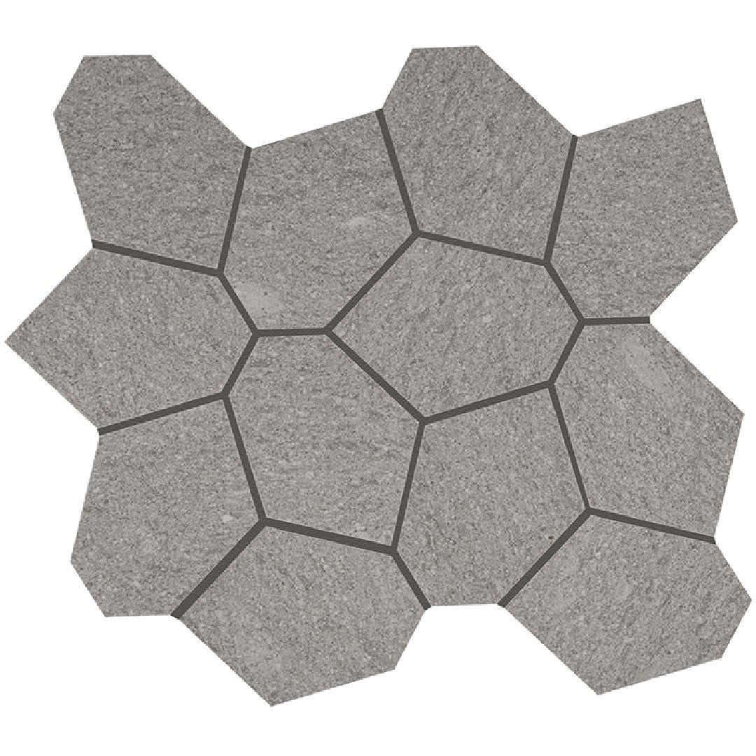 Crossville Civilization 13" x 15" Unpolished Porcelain Polygon Mosaic