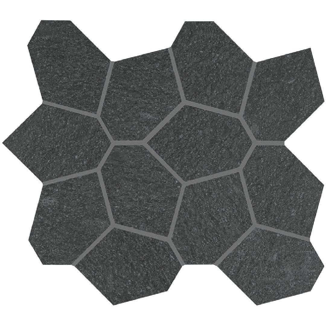 Crossville Civilization 13" x 15" Unpolished Porcelain Polygon Mosaic