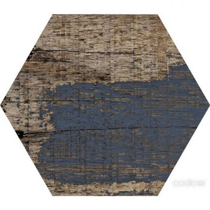Tesoro Gauguin 8.5" x 9.75" Pressed Textured Hexagon Porcelain Tile