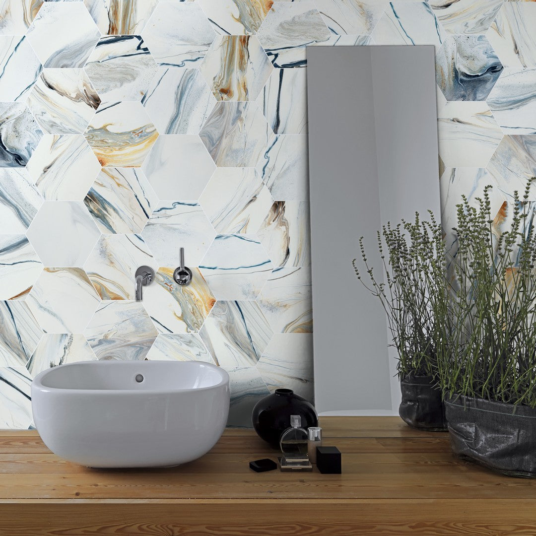 Tesoro-Marmaris-8.5-x-9.75-Pressed-Hexagon-Glazed-Porcelain-Tile-Sunset