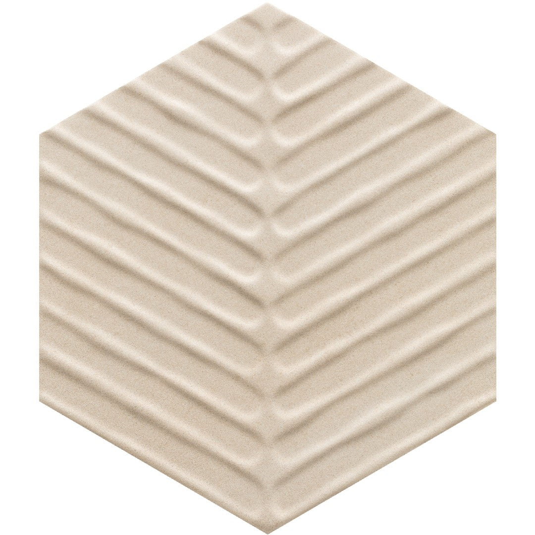 Crossville Cotto Moderno 8" x 8" Matte Porcelain Chevron Hexagon Tile