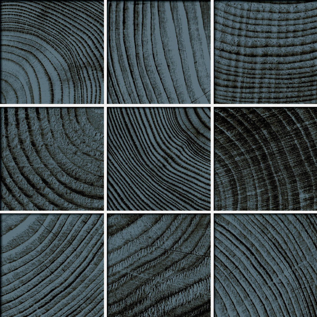 Crossville Convergence 12" x 12" Polished Glass 4" Mosaic