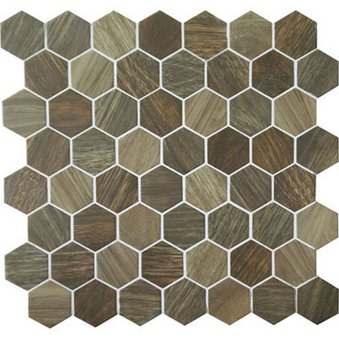 American Olean Crosswood 11" x 12" Matte Glass Mosaic