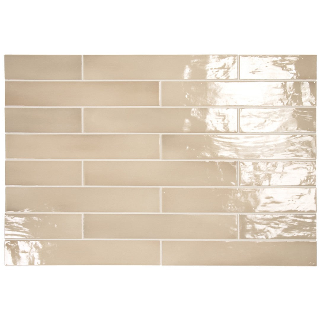 MiR Cire 3" x 16" Glossy Ceramic Tile