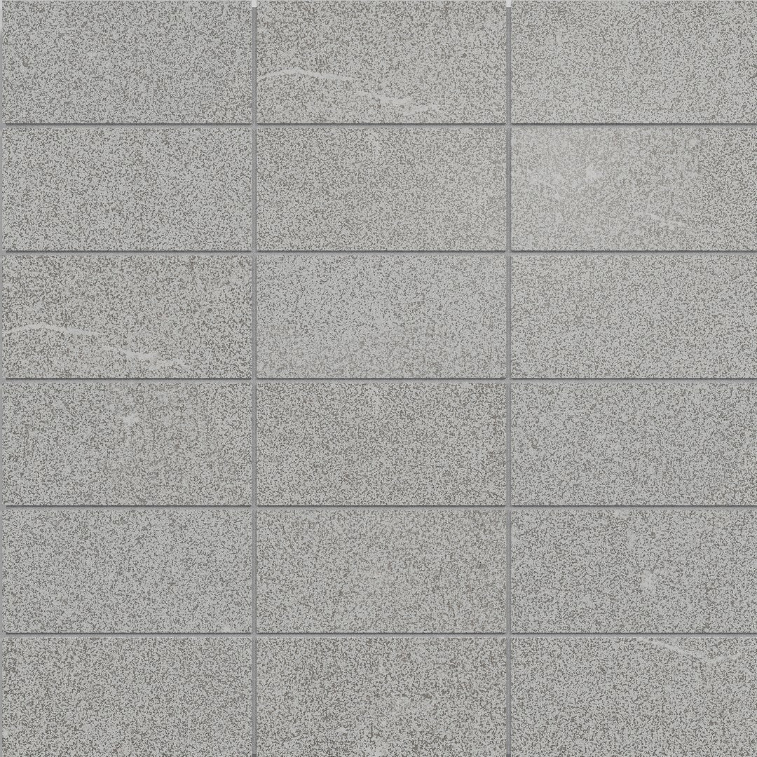 Crossville Sociale 12" x 12" Feather Soft 2x4" Stacked Porcelain Mosaic