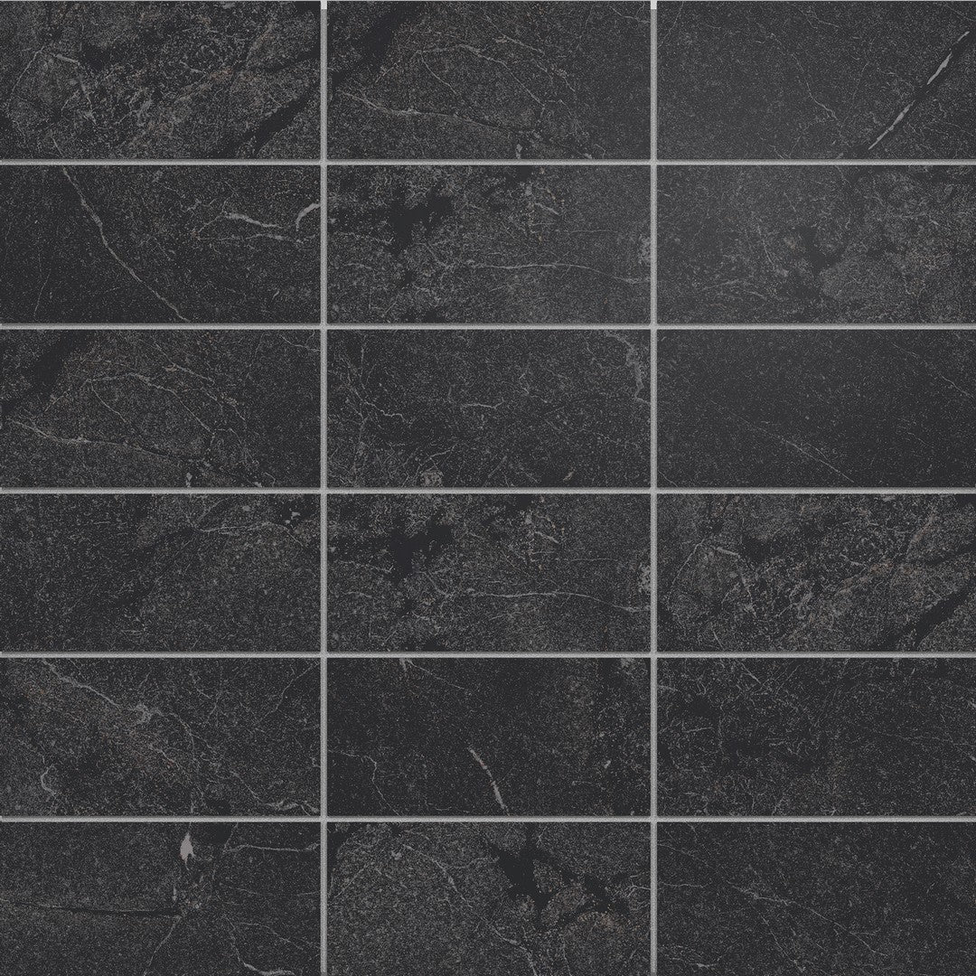 Crossville Sociale 12" x 12" Feather Soft 2x4" Stacked Porcelain Mosaic