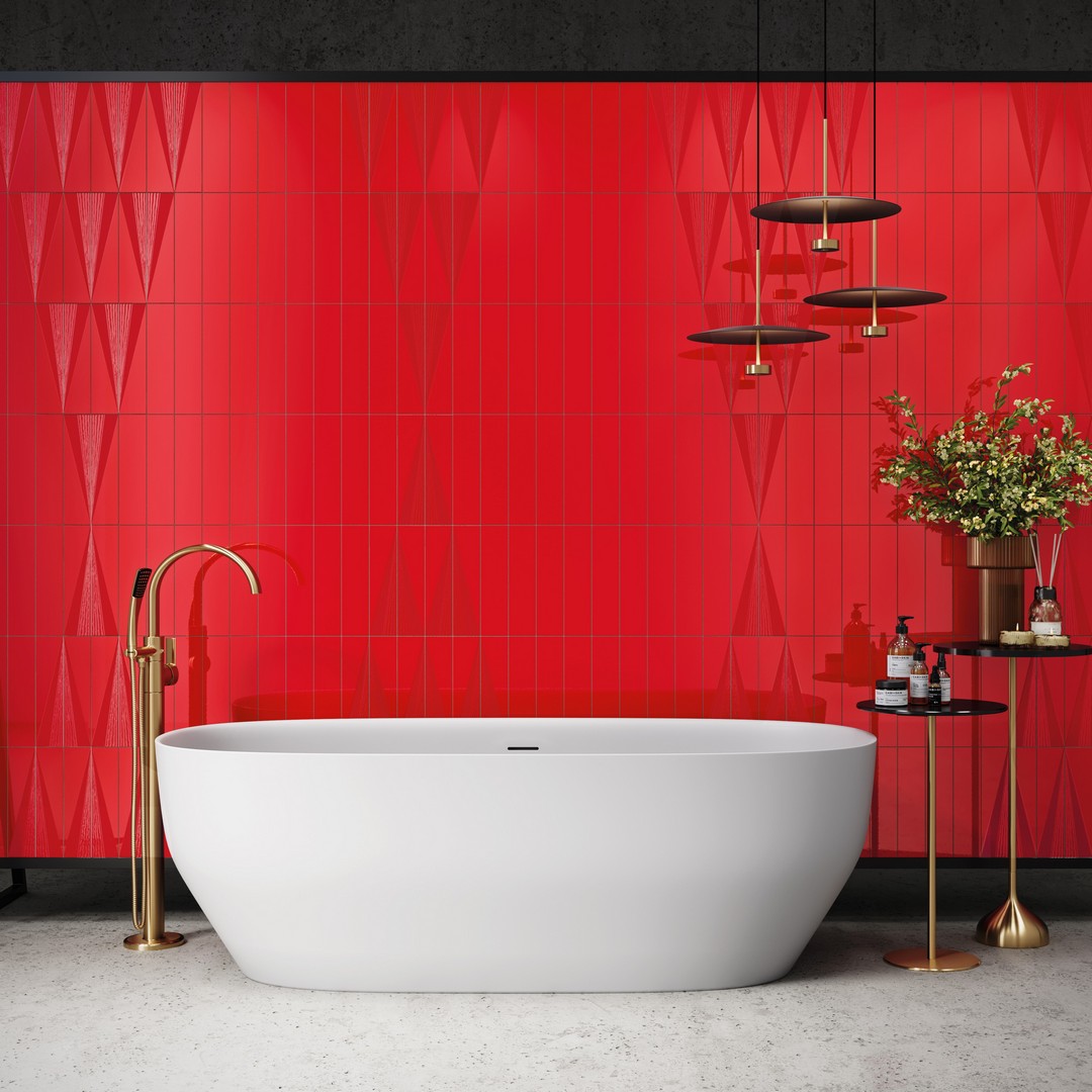 Crossville-Snippet-3-x-12-Gloss-&-Matte-Ceramic-Wall-Tile-Lipstick-Left