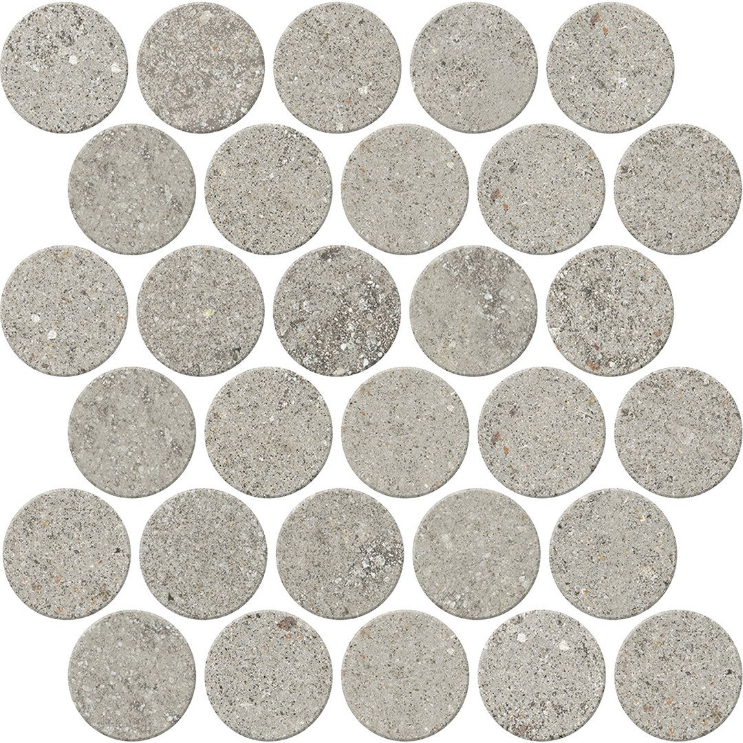 Crossville Trajectory 14" x 14" Unpolished Circle Porcelain Mosaic