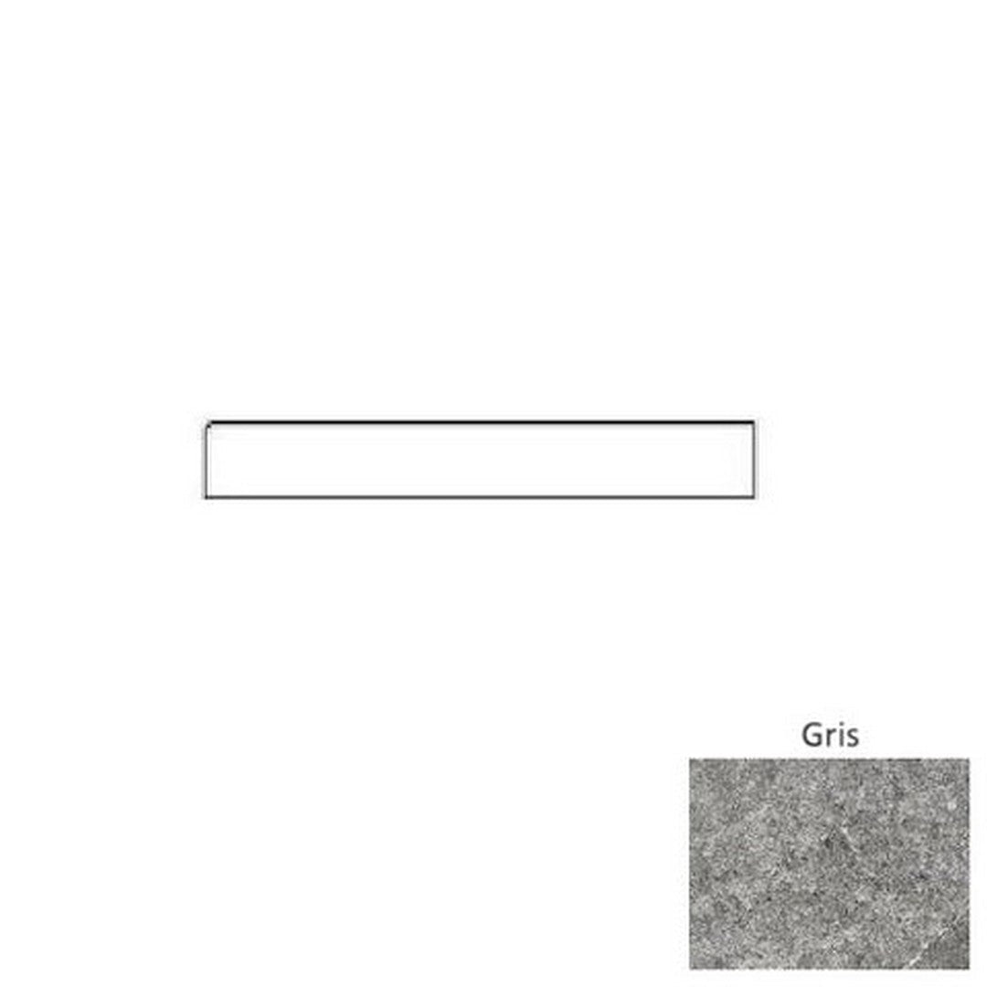 Tesoro Fratto 3" x 24" Rectified Matte Porcelain Bullnose