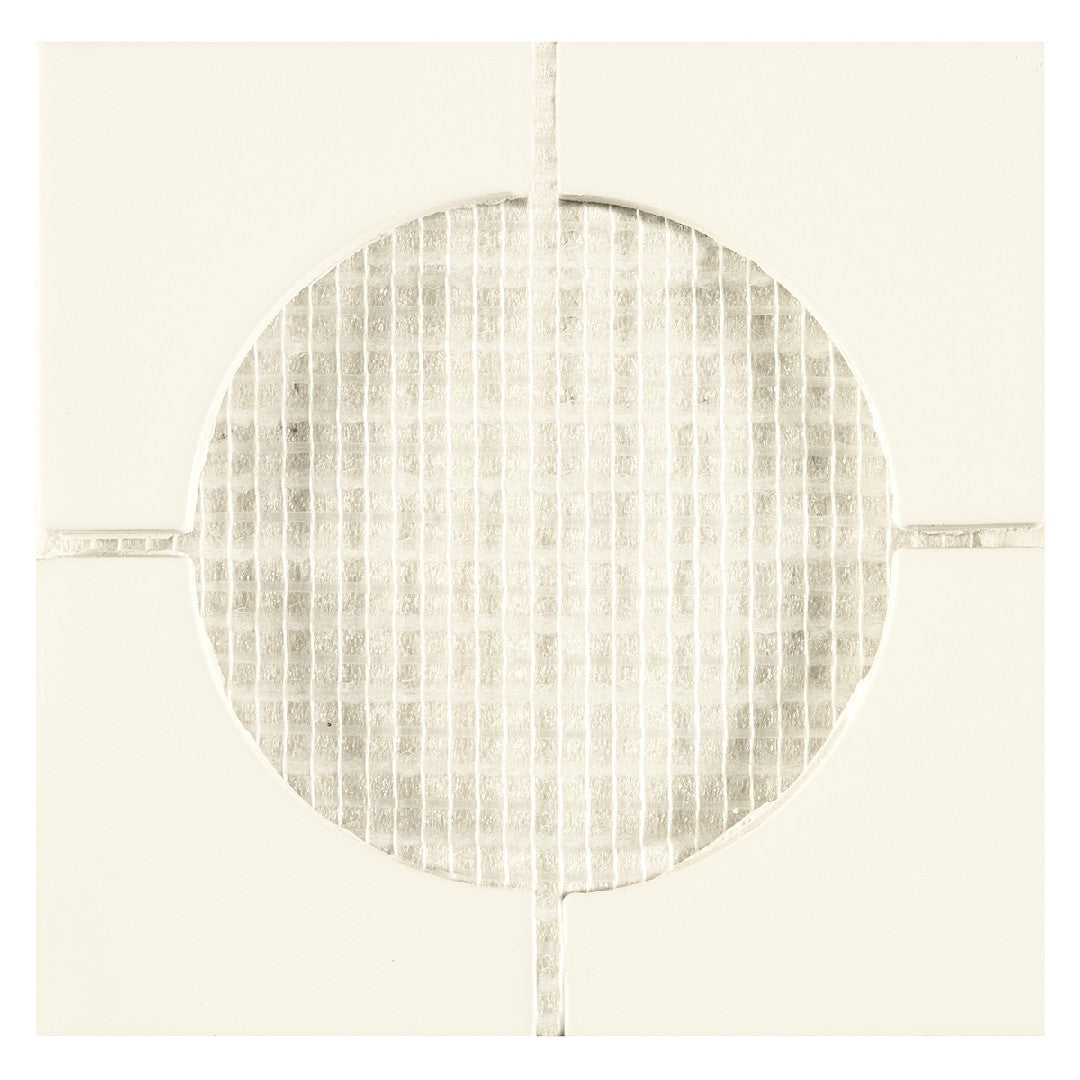 Crossville Cursive 6" x 6" Gloss Ceramic 4" Corner Mosaic