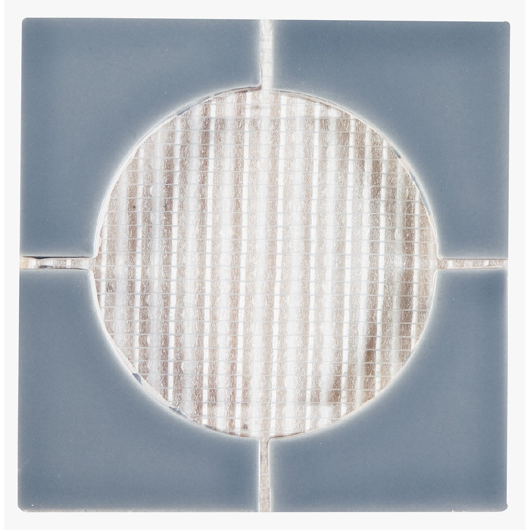 Crossville Cursive 6" x 6" Gloss Ceramic 4" Corner Mosaic