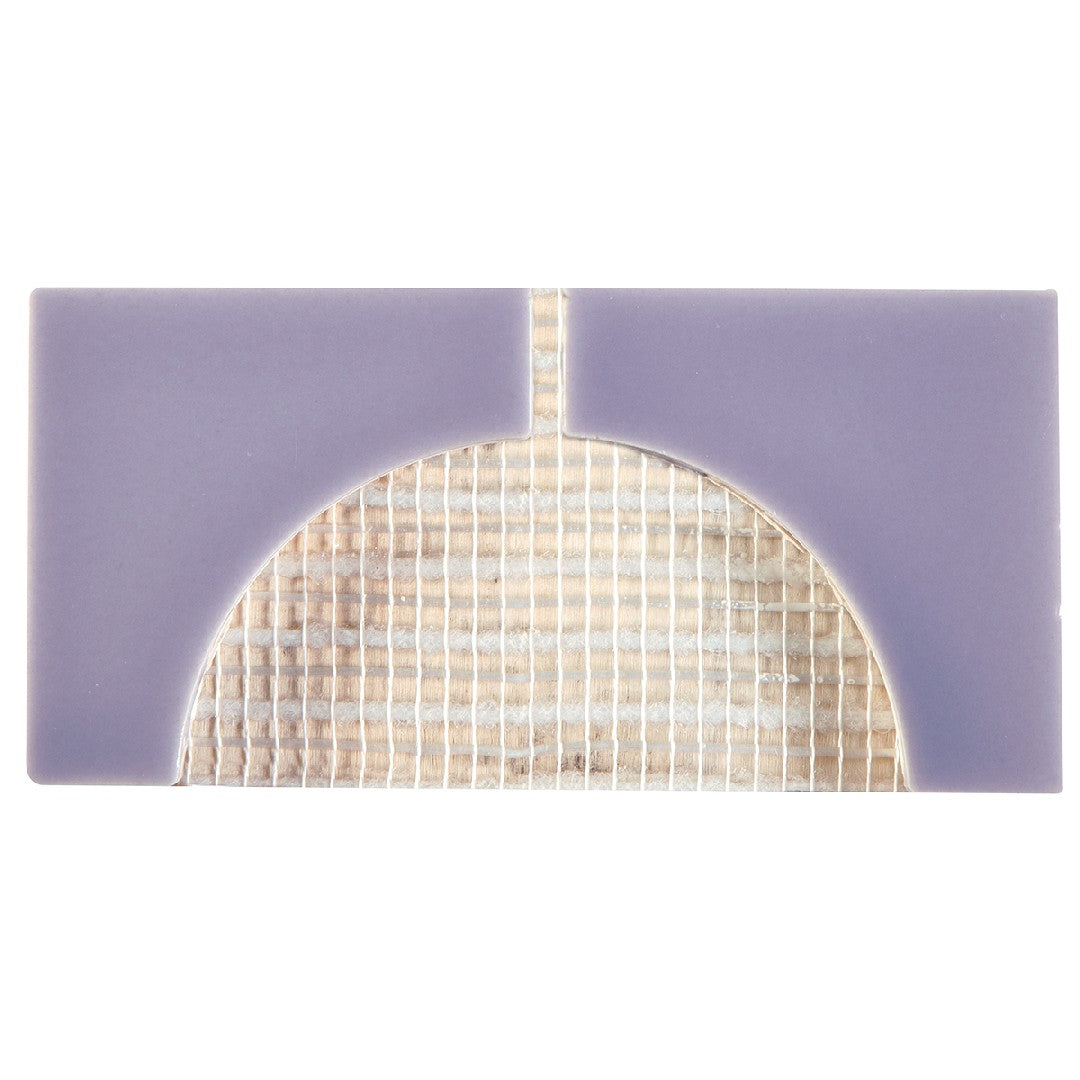 Crossville Cursive 3" x 6" Gloss Ceramic 2" Corner Mosaic