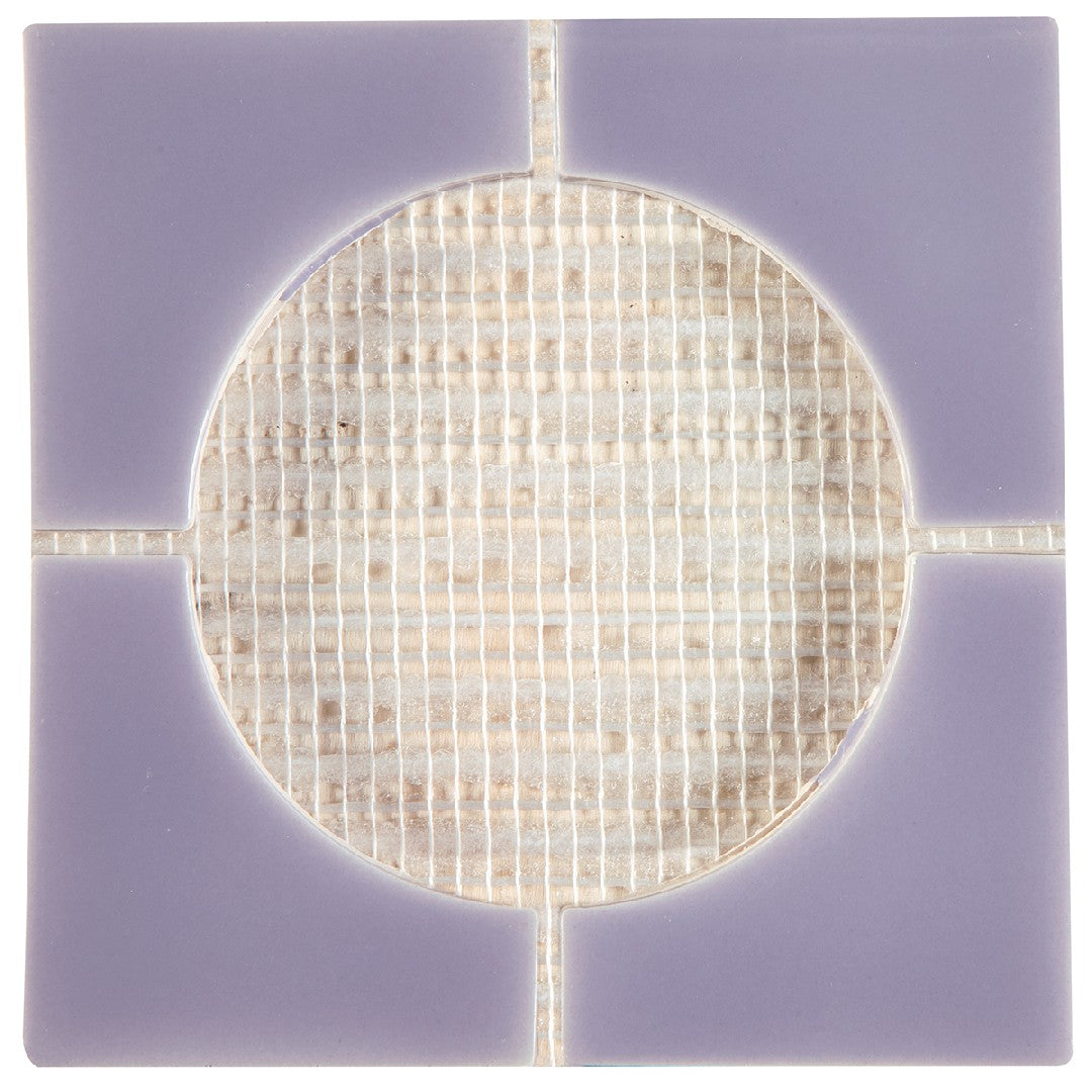 Crossville Cursive 6" x 6" Gloss Ceramic 4" Corner Mosaic