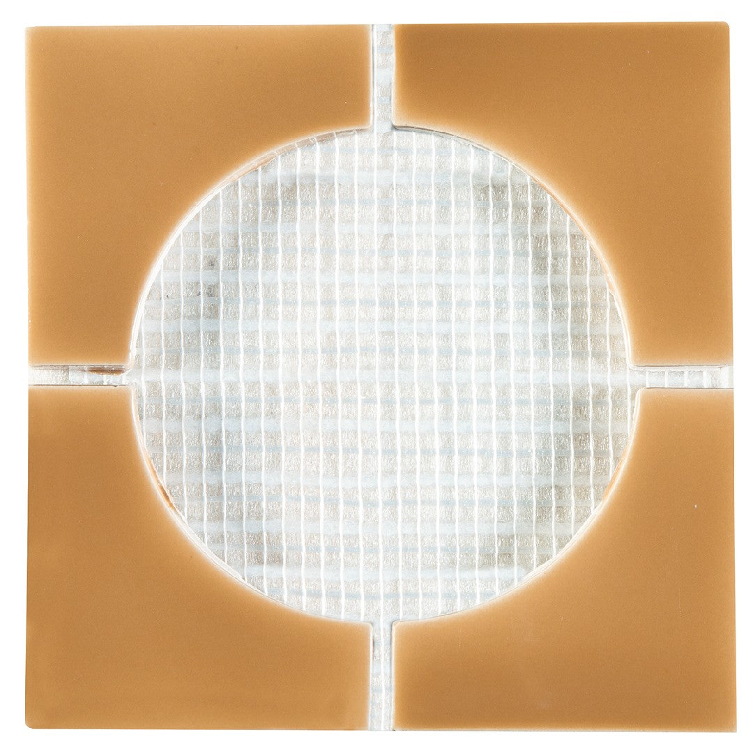 Crossville Cursive 6" x 6" Gloss Ceramic 4" Corner Mosaic