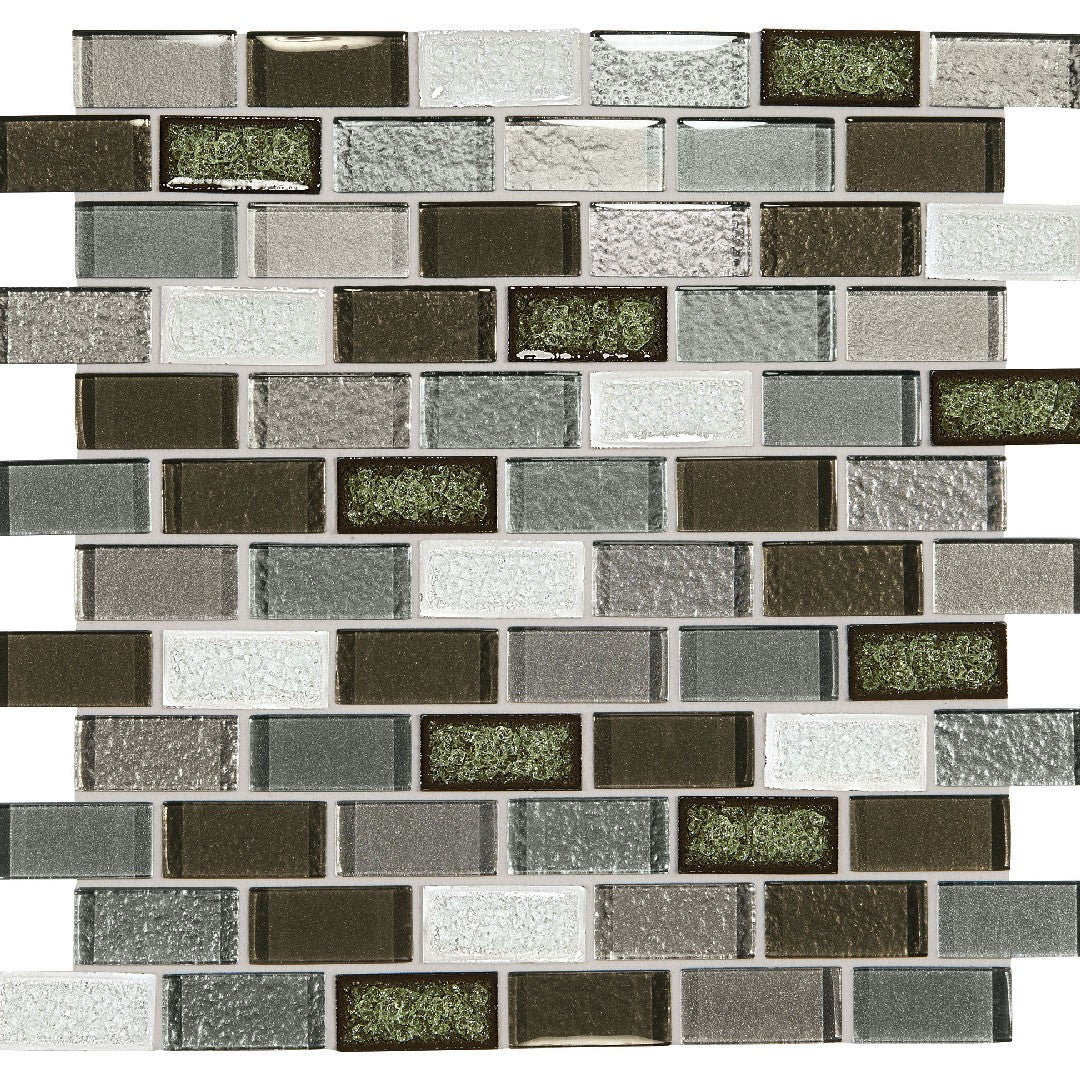 Daltile Crystal Shores 12" x 13" Brick Joint Mosaic